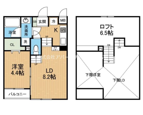 ルラーシュ渡鹿の物件間取画像